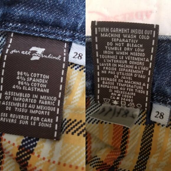 7 For All Mankind Flynt Straight Distressed Jeans - Picture 3 of 7